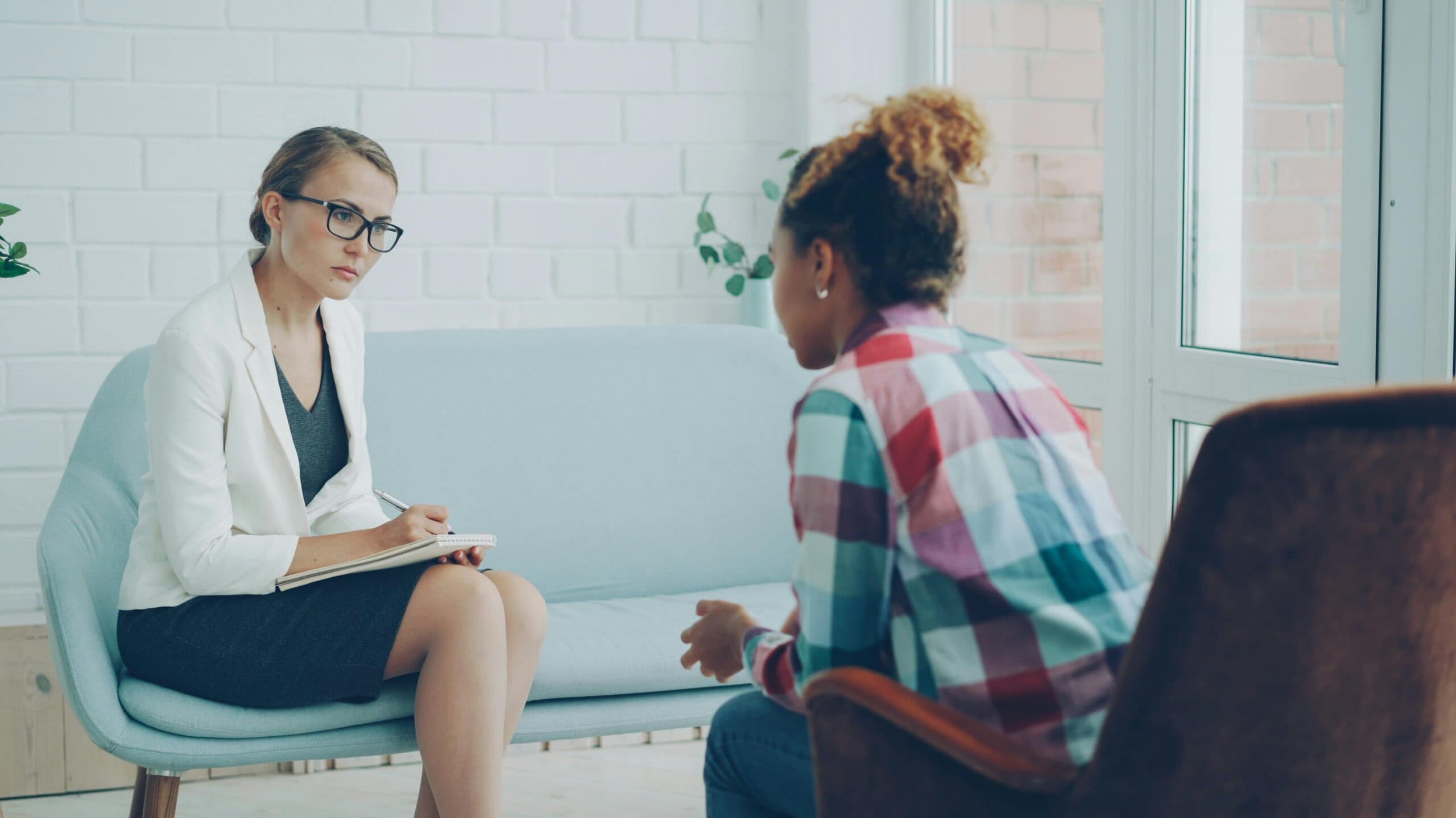 Online psychotherapy session